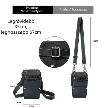 Fodrász olló övtáska 7 rekesszel