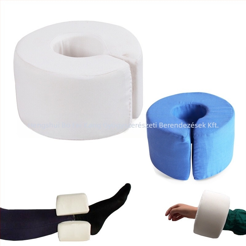 Pozícionáló párna textil/szivacsanyagból ápoláshoz és decubitus megelőzésére, Modell TWD-QT, végtagokra, logó nyomtatva, testreszabható