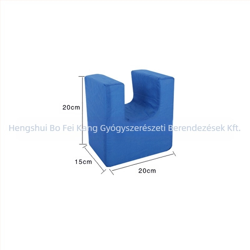 Pozícionáló párna textil/szivacsanyagból ápoláshoz és decubitus megelőzésére, Modell TWD-QT, végtagokra, logó nyomtatva, testreszabható