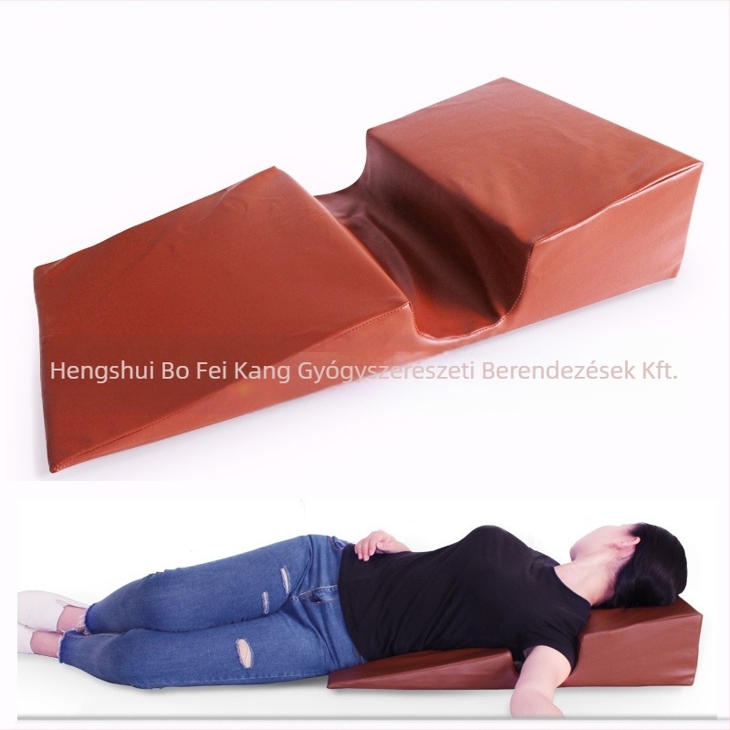 Pozícionáló párna textil/szivacsanyagból ápoláshoz és decubitus megelőzésére, Modell TWD-QT, végtagokra, logó nyomtatva, testreszabható