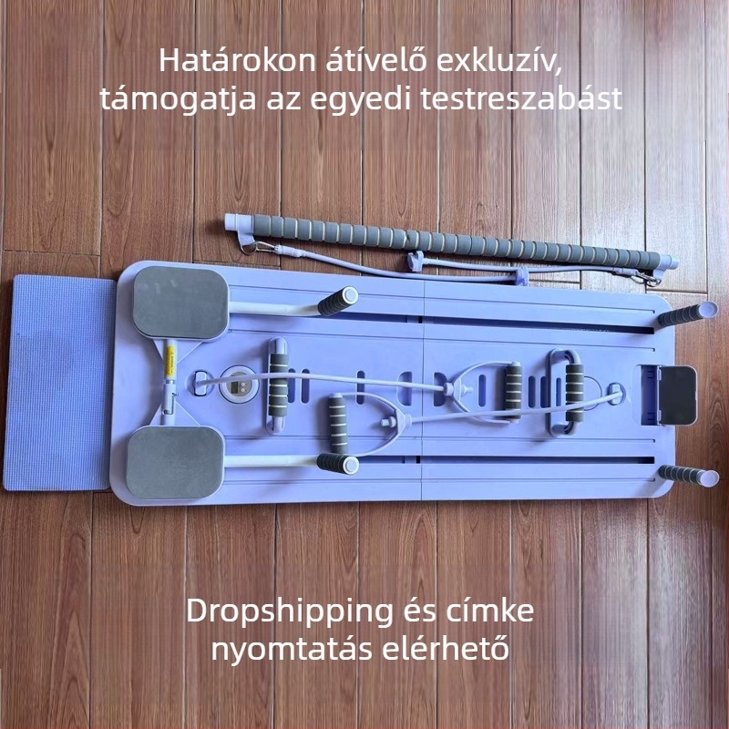 Hasizom görgő és Pilates tábla – összecsukható otthoni fitnesz eszköz, modell plt, tömeg 4800 g, 4 darabos készlet