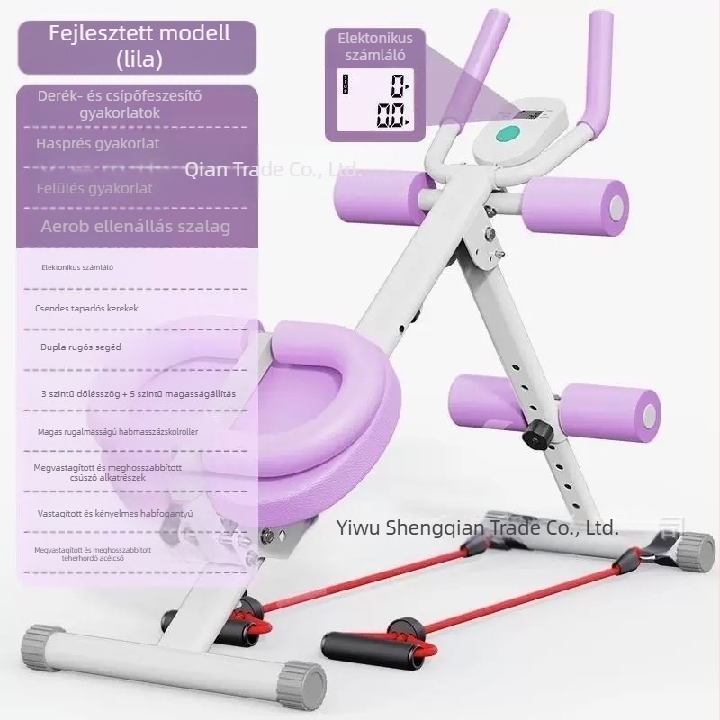 Hasizom görgő és Pilates tábla – összecsukható otthoni fitnesz eszköz, modell plt, tömeg 4800 g, 4 darabos készlet