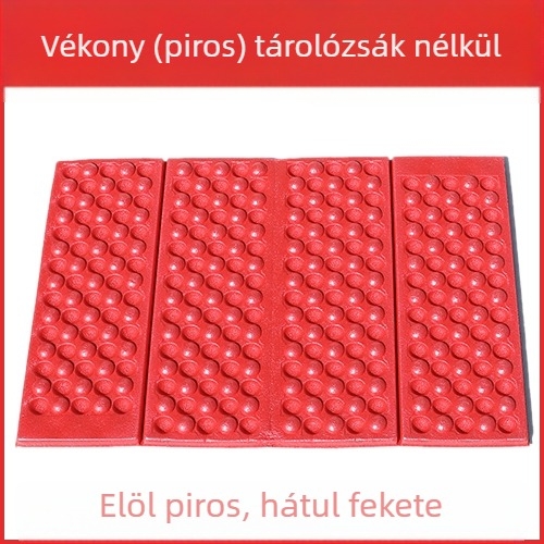 Hordozható XPE négyszögletes táncpárna, vízálló és nedvességálló habszőnyeg, összehajtható kempingezéshez egy személy számára