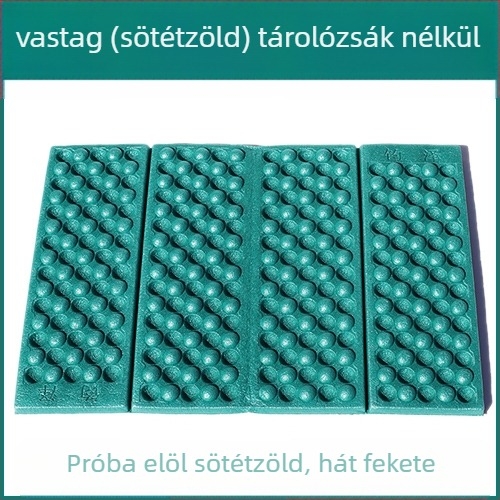 Hordozható XPE négyszögletes táncpárna, vízálló és nedvességálló habszőnyeg, összehajtható kempingezéshez egy személy számára