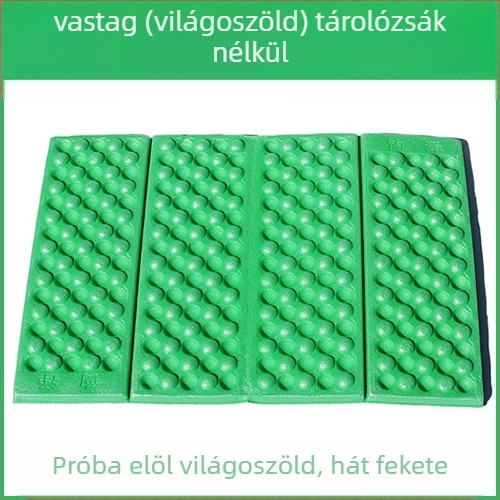 Hordozható XPE négyszögletes táncpárna, vízálló és nedvességálló habszőnyeg, összehajtható kempingezéshez egy személy számára