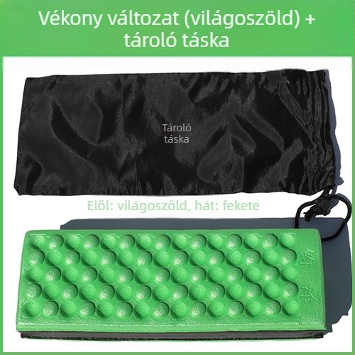 Hordozható XPE négyszögletes táncpárna, vízálló és nedvességálló habszőnyeg, összehajtható kempingezéshez egy személy számára