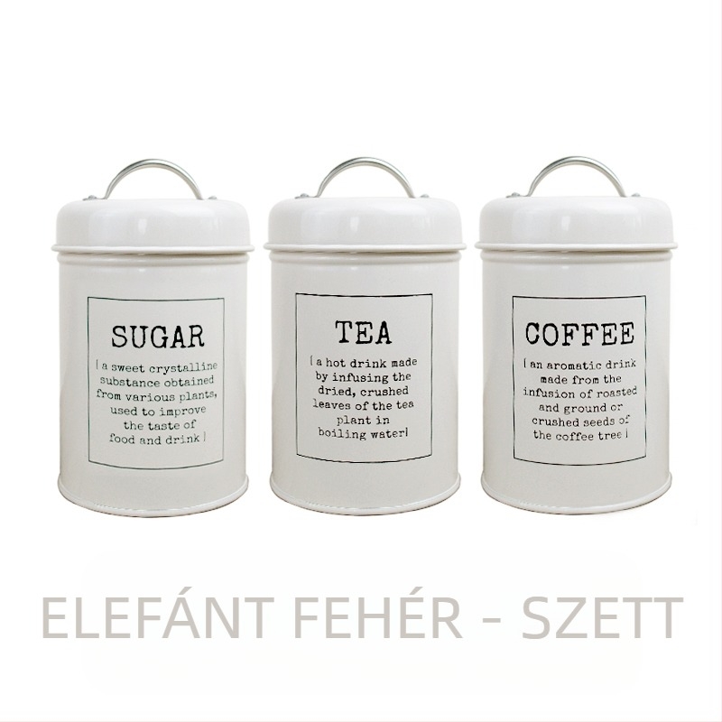 Fém kör alakú zárható, tömítő gyűrűvel ellátott edény tejpor, kávé, tea, cukorka és arcmaszk por számára; kapacitás 300 ml alatt