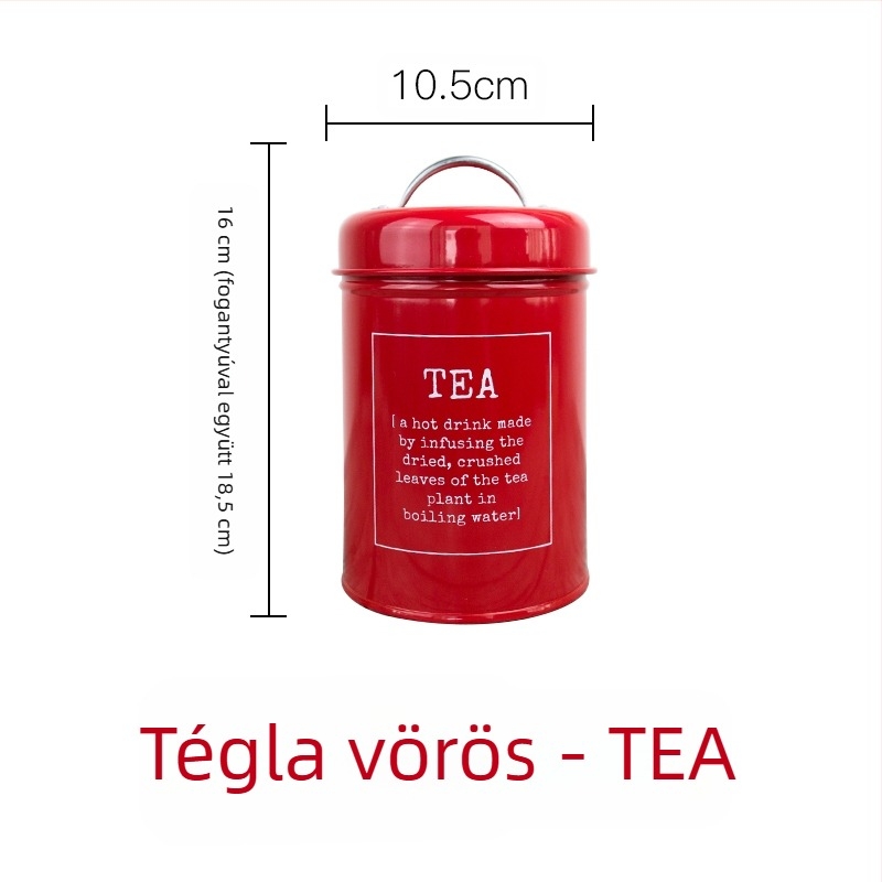 Fém kör alakú zárható, tömítő gyűrűvel ellátott edény tejpor, kávé, tea, cukorka és arcmaszk por számára; kapacitás 300 ml alatt