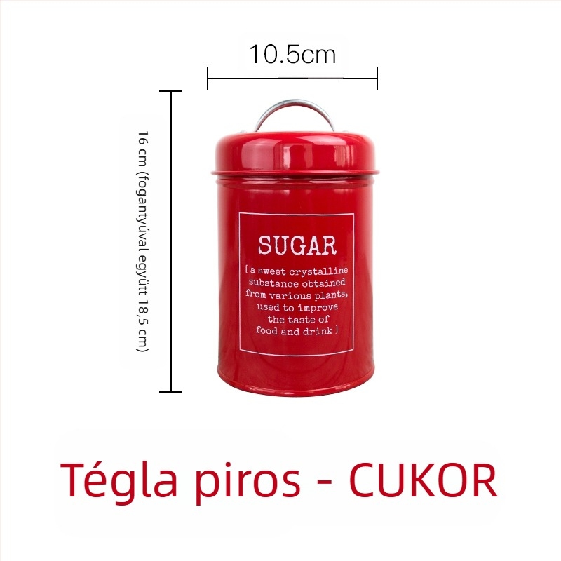 Fém kör alakú zárható, tömítő gyűrűvel ellátott edény tejpor, kávé, tea, cukorka és arcmaszk por számára; kapacitás 300 ml alatt