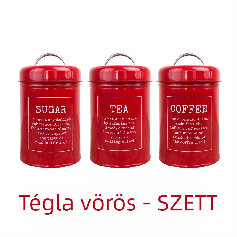 Fém kör alakú zárható, tömítő gyűrűvel ellátott edény tejpor, kávé, tea, cukorka és arcmaszk por számára; kapacitás 300 ml alatt