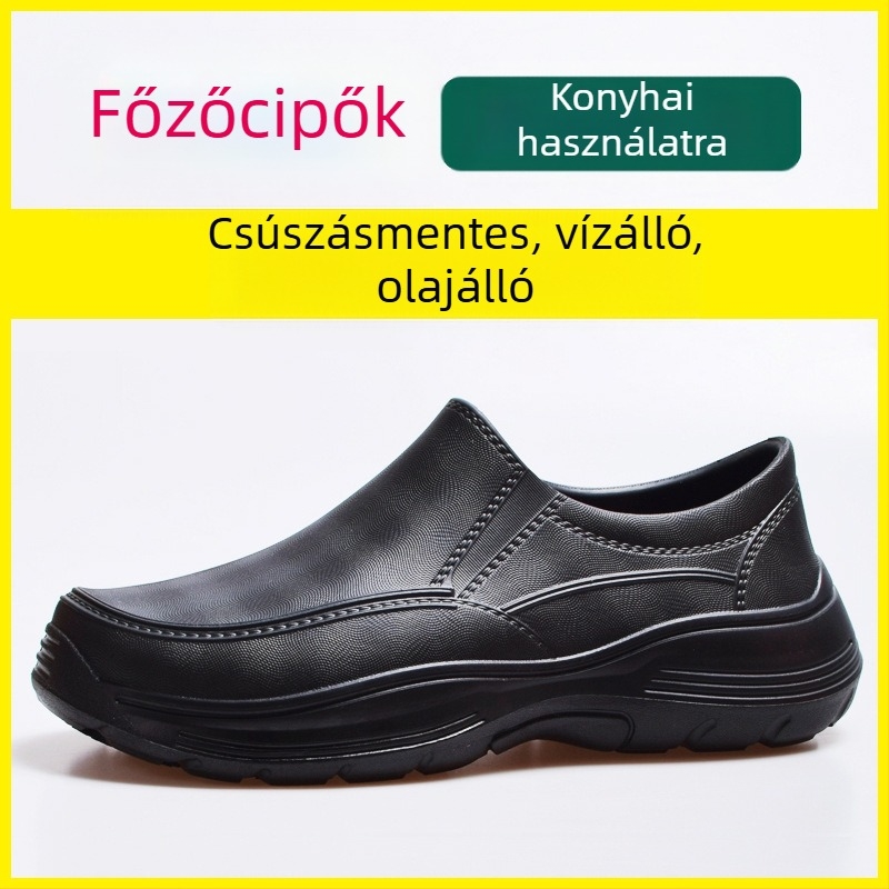 Szakács cipő, EVA gumi, csúszásgátló funkció, Titanium Shield márka
