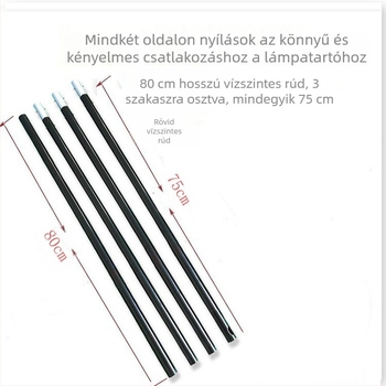 Háttérkeret 2,8×3 m, 4 hüvelykes műanyag klipekkel; Anyag: alumíniumötvözet, műanyag, vas.