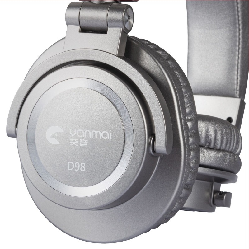 DJ monitor fejhallgató 50 mm meghajtóval, vezetékkel, 2 m kábellel, 3,5/6,3 mm csatlakozó, frekvenciatartomány 15 Hz–20 kHz