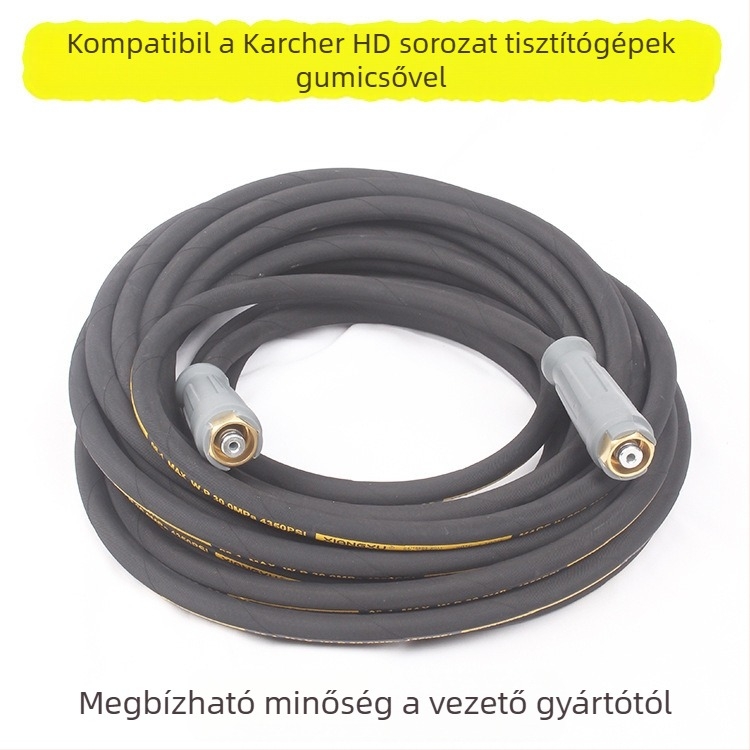 Kärcher nitril gumi cső HD5/11, HD6/15, HD4/10 – kompatibilis magasnyomású tisztítókhoz | Eredet: Taizhou