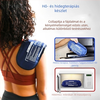 Chuangnuo Zselés jégcsomag meleg-hideg terápiához — enyhíti a ízületi és izomfájdalom; térd, váll és nyak számára; nejlon anyag; 25 darabos készlet