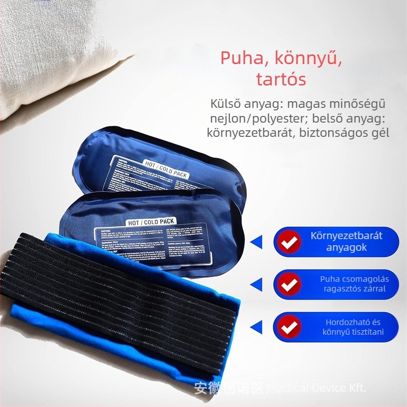 Chuangnuo Zselés jégcsomag meleg-hideg terápiához — enyhíti a ízületi és izomfájdalom; térd, váll és nyak számára; nejlon anyag; 25 darabos készlet