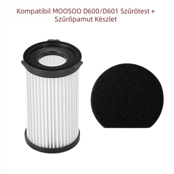 Porszívó kiegészítő szűrőelem – kompatibil Moosoo D600/D601, modell H-V6-600, catchwell márka, háztartási használatra