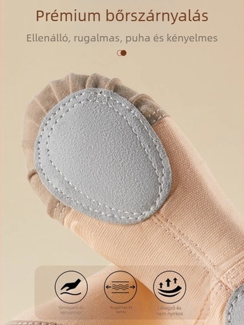 Fiúknak szóló táncos cipő – könnyű, csúszásmentes, kopásálló, lélegző; talp MD; Márka Ballet Girl; Modell M; tánctanításra, csoportos gyakorlásra, versenyekre, előadásokra, stúdióba