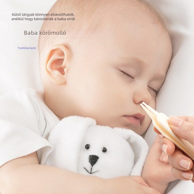 Best-BB Baba körömápoló készlet – 4 darabos, műanyag + rozsdamentes acél, 0–6 hónap, 3–6 év és 6+ év korosztályok számára