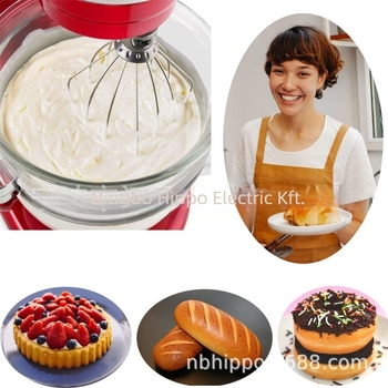 KitchenAid 6-szálas huzalos habverő tartozék, emelő tálhoz, HP-KA-23, keverés