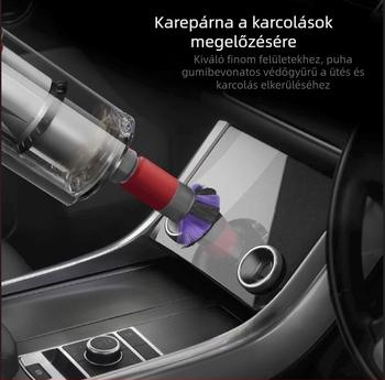 MLRISE Dyson-kompatibil szívóalkatrész: hosszú sík fej a résekhez, matrac portalanítása, széles nyílású puha sörtés fej (V7/V8/V10/V11)