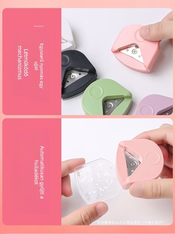 Round Corner Cutter R4 – Huamei irodai eszköz rozsdamentes acélból, modell R4, nem importált (Márka Huamei; Anyag Rozsdamentes acél; Modell R4; Nem importált)