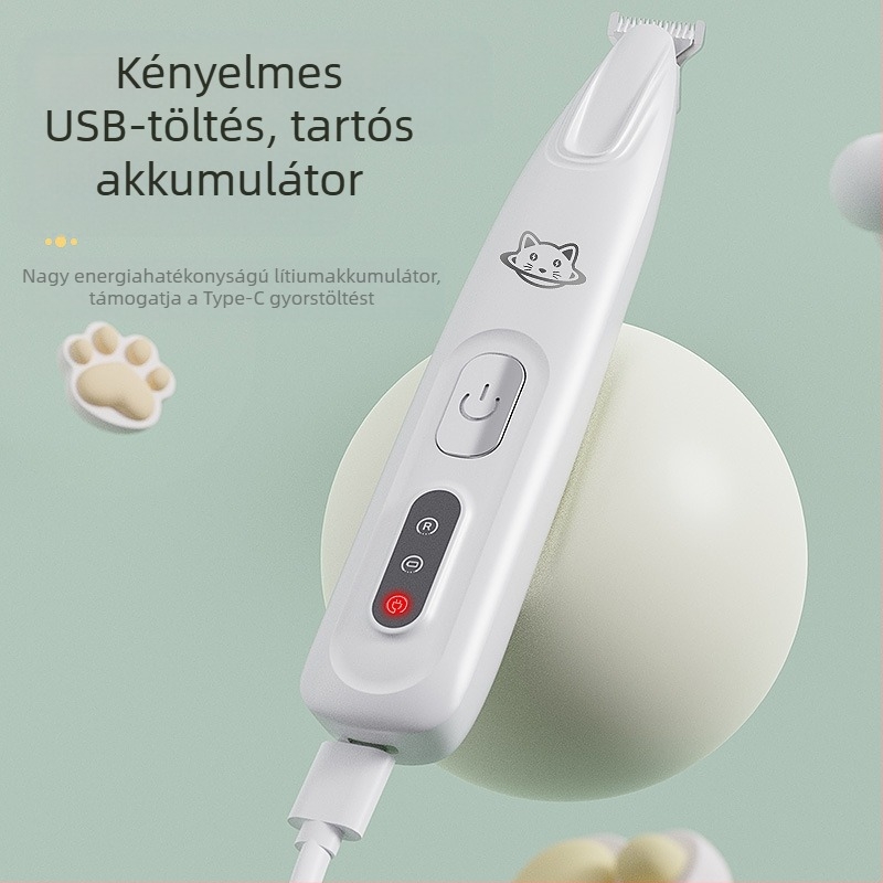 Állatszőrzet nyíró készülék – Újratölthető, ABS ház, univerzális macskáknak és kutyáknak, modell S9S