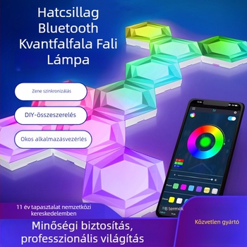 Fali LED lámpa PC árnyékolóval, alumínium test, intelligens vezérlés (Feszültség ≤36V, CE tanúsítvány)