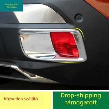 Hátsó ködlámpa dekoratív keret ABS-ből, elektroplakált felülettel, fényes befejezés, Peugeot 4008-hoz