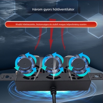 Autógrill LED világítás, XZ9 modell, alumínium, 12-36V, univerzális kompatibilitás