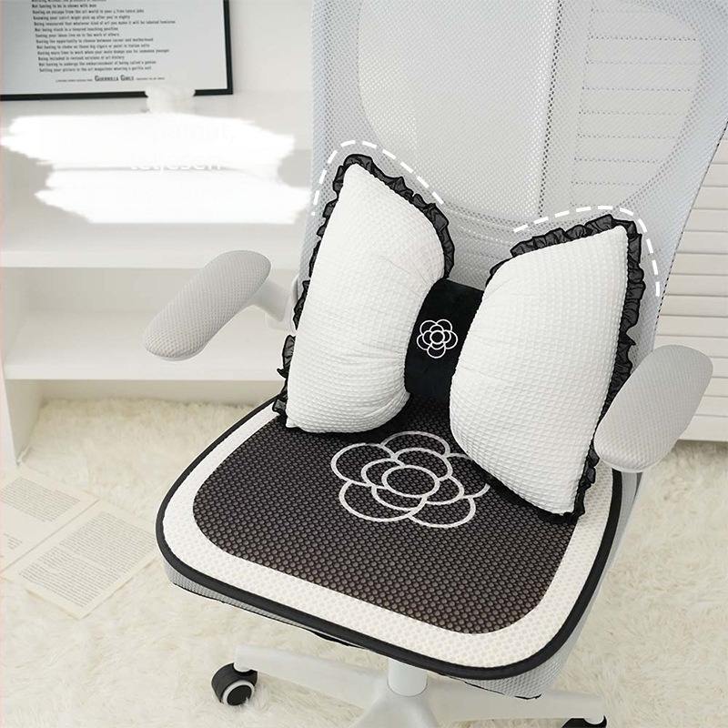 Blue rain ülőpárna belső maggal, vafelas anyagú külső, hímzett részlet, mintázat 3472186, PP pamut töltőanyag, modern minimalista stílus