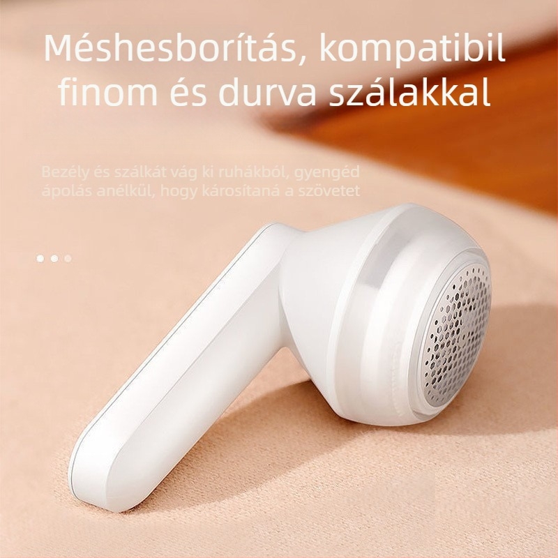 Textiltisztító készülék – műanyag test, modell 719, 2024-ben piacra dobva, szöszmentesítő és szőr eltávolító