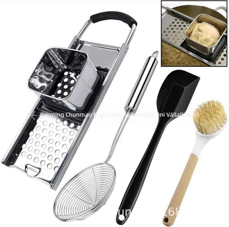 Dumpling és tojásos nudli készítő készlet, rozsdamentes acél + szilikon, Chunmao, kínai hagyományos stílus