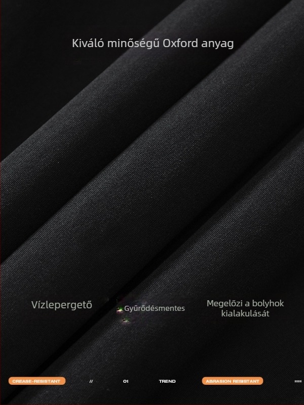 Férfi munkakabát, vízálló, kopásálló, szélálló, kapucnis, cipzár