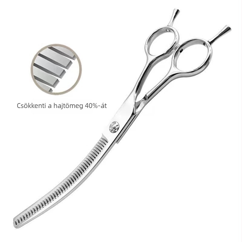 Kutyák ápolására szolgáló olló, Crazy Shear, rozsdamentes acél, 120 darabos csomag, magáncímkézésre licencelhető