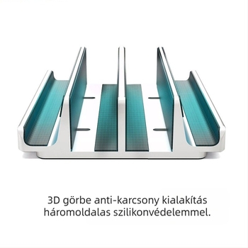 iDock alumínium ötvözetből készült állítható notebook állvány N17-4/N17-X hőelvezetővel, asztali használatra, július 2025