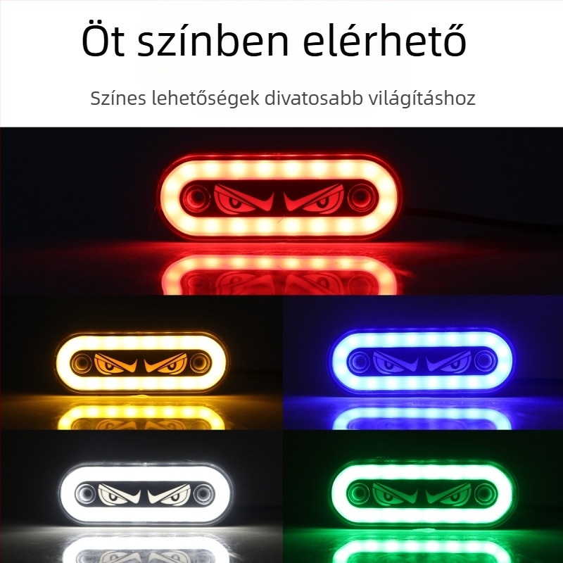 Demon Eye teherautó oldalsó lámpa (ND, ABS, 12–24V, ND565214, teherautó utánfutó)