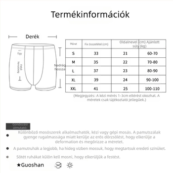 Férfi légző viszkóz boxeralsó, kötött anyagból, középmagas derékkal, betűs nyomat