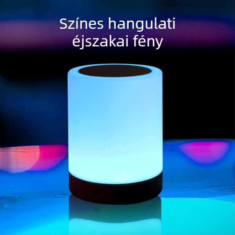 Éjjeli fény beépített akkumulátorral, üveg árnyékoló, gombos kapcsoló, intelligens vezérlés, feszültség ≤36V