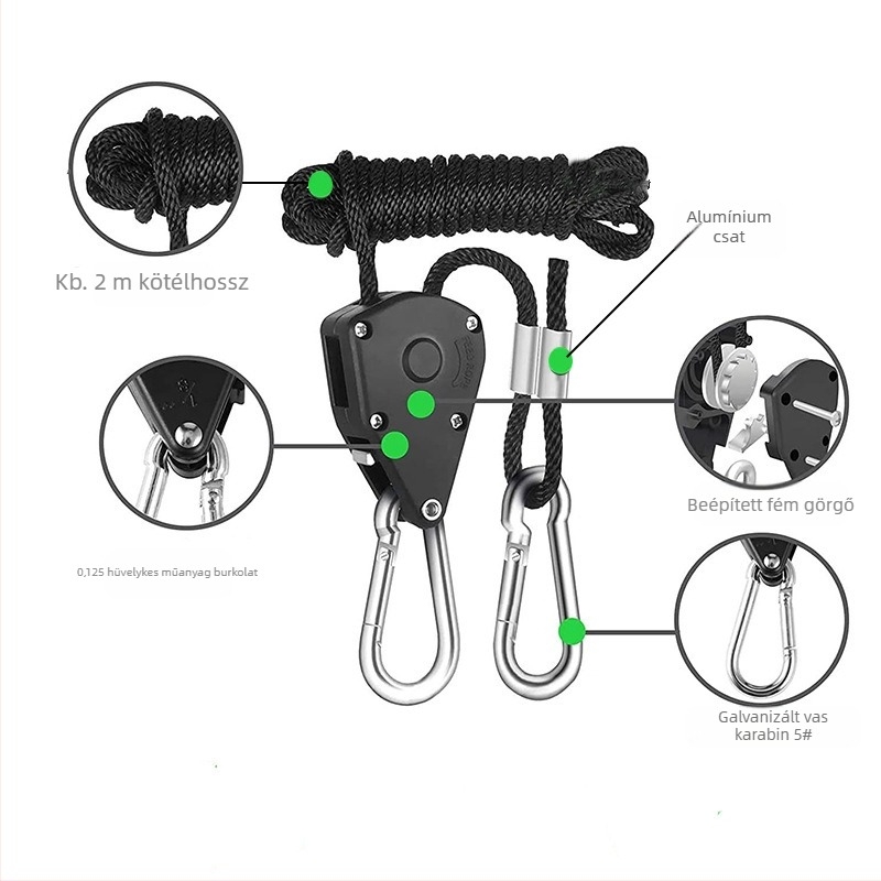 Fém görgő horog sátorokhoz és ponyvák kiegészítőihez — anyag: vas; szerkezet: repülőcsat típusú csat; alkalmazás: sátrak, ponyva kiegészítők; márka: Cow buckle