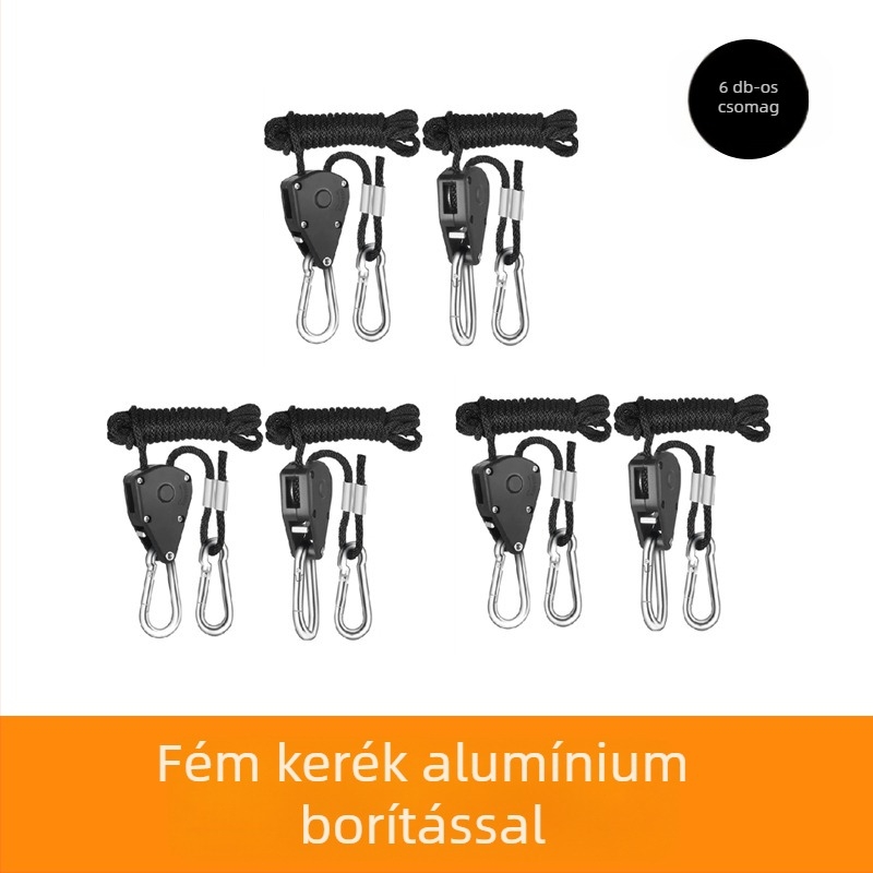 Fém görgő horog sátorokhoz és ponyvák kiegészítőihez — anyag: vas; szerkezet: repülőcsat típusú csat; alkalmazás: sátrak, ponyva kiegészítők; márka: Cow buckle