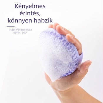 Yuzhe szilikon fürdőecset – masszírozó és tisztító, univerzális, testreszabható
