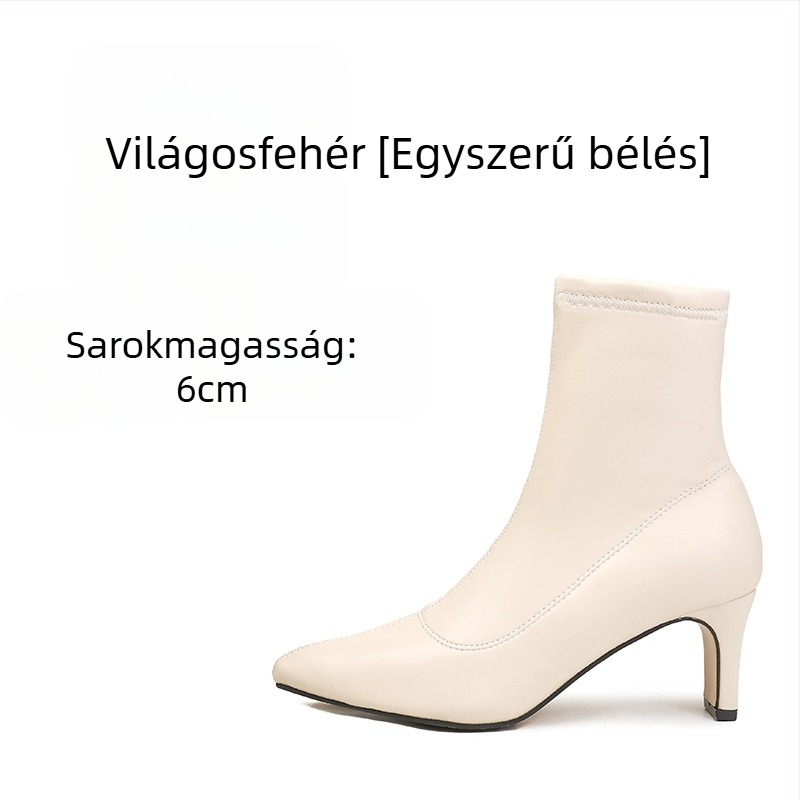 Női Martin csizmák hegyes orrú, közepes magasságú masszív sarokkal (3–5 cm), microfiber felső rész, gumitalp, oldalsó zippzár