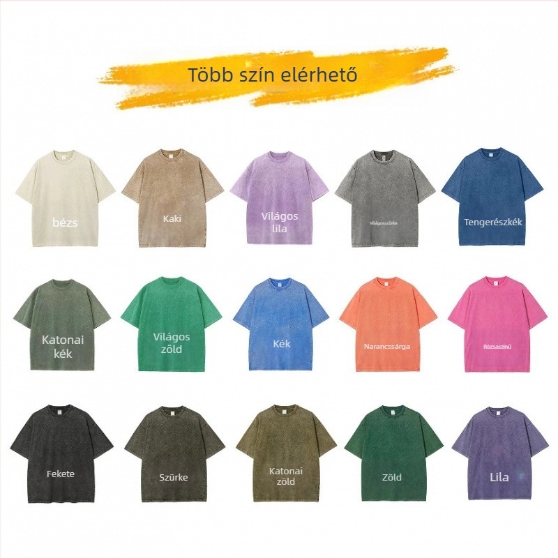 Vintage Motors nyomtatású pamut póló, digitális nyomtatás, kerek nyakú, rövid ujjú