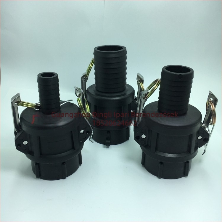 IBC tartály adapter — 2 hüvelykes menetből 1 hüvelykes belső menetig, műanyag csatlakozó