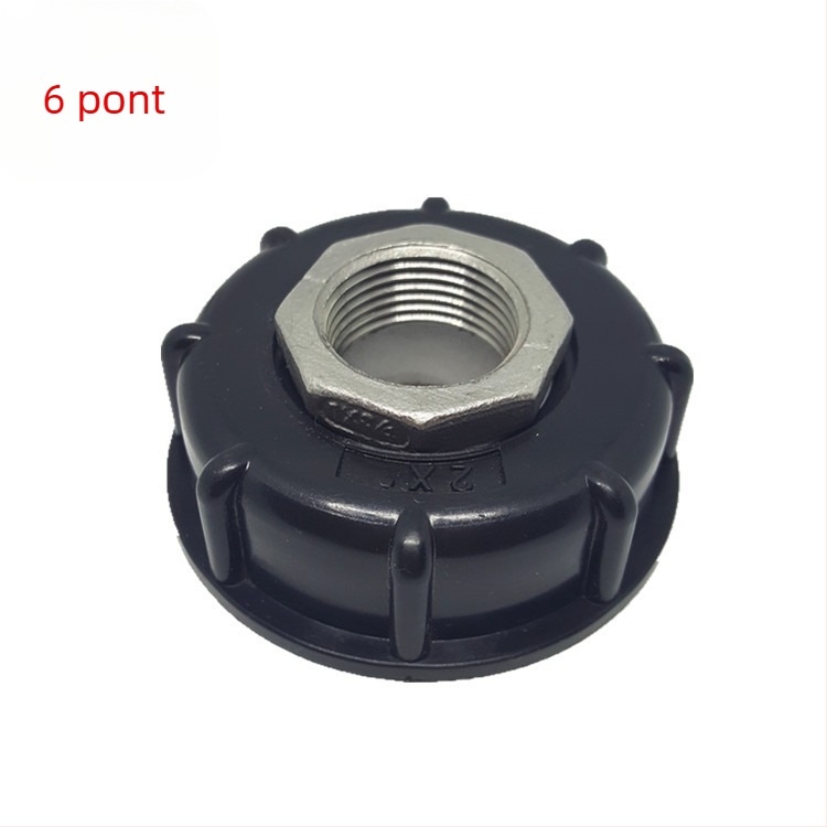 IBC tartály adapter — 2 hüvelykes menetből 1 hüvelykes belső menetig, műanyag csatlakozó