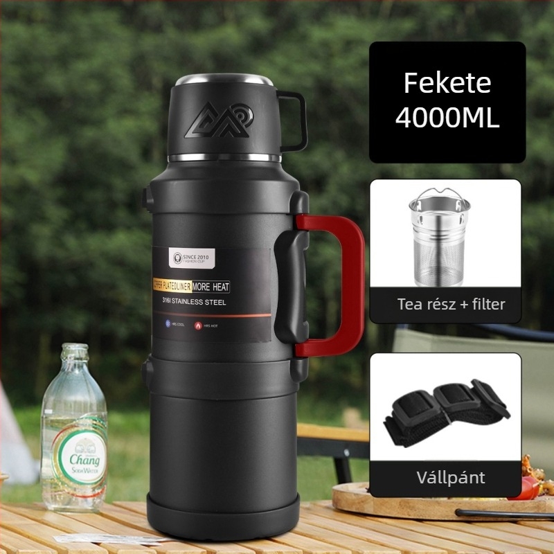 Kültéri termosz – 304 rozsdamentes acél, 12–24 óra szigetelés, Aowu márka, termosz, bevezetés 2025 ősz–tél