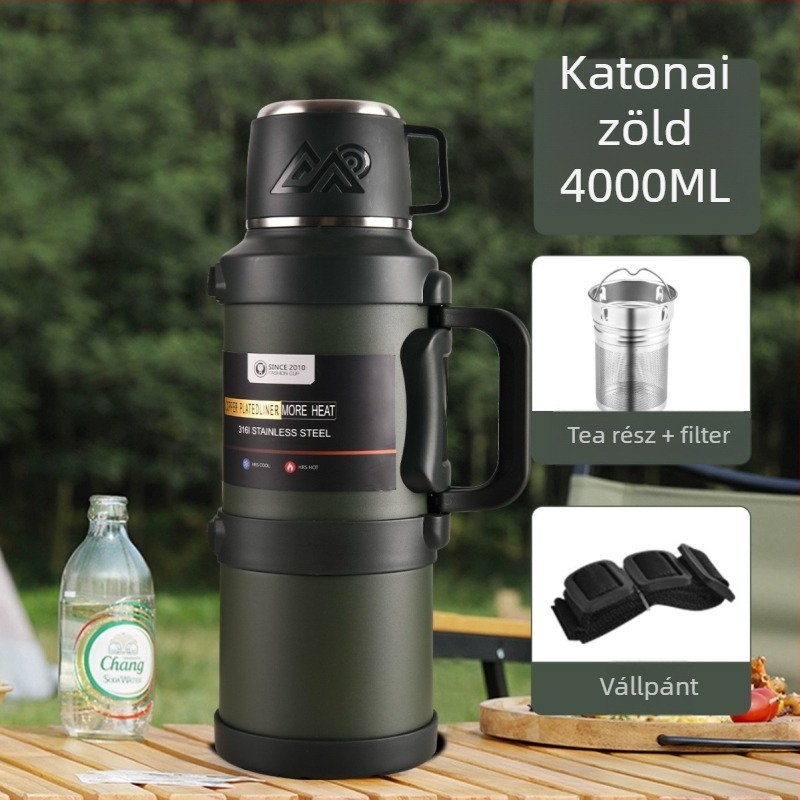 Kültéri termosz – 304 rozsdamentes acél, 12–24 óra szigetelés, Aowu márka, termosz, bevezetés 2025 ősz–tél