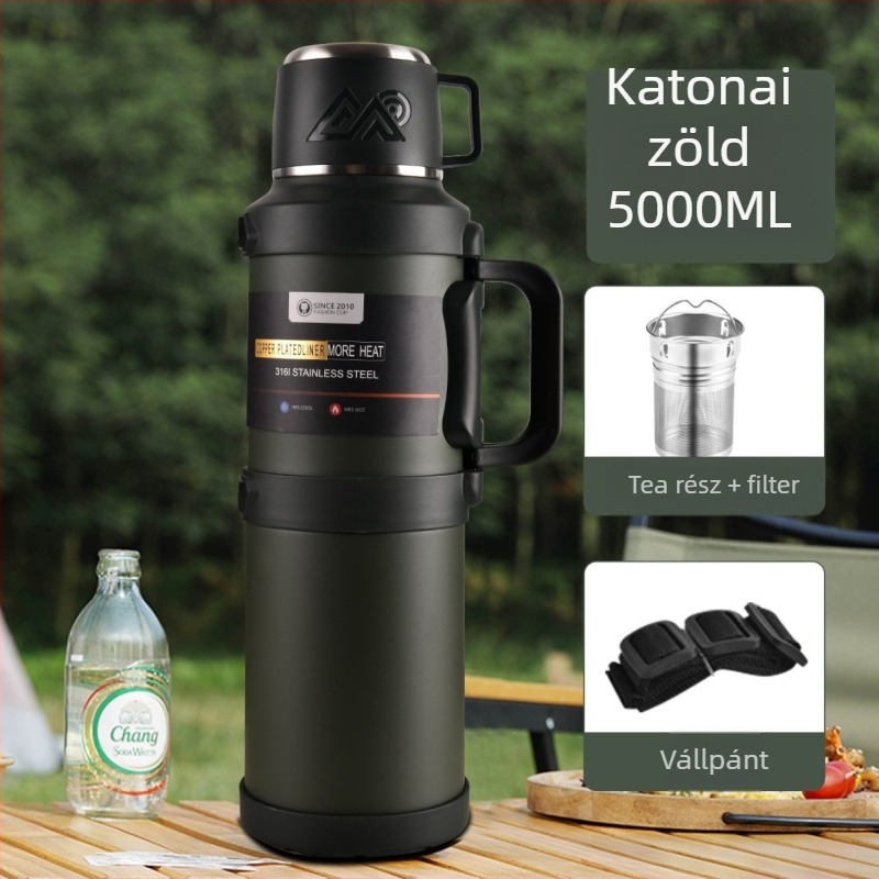 Kültéri termosz – 304 rozsdamentes acél, 12–24 óra szigetelés, Aowu márka, termosz, bevezetés 2025 ősz–tél