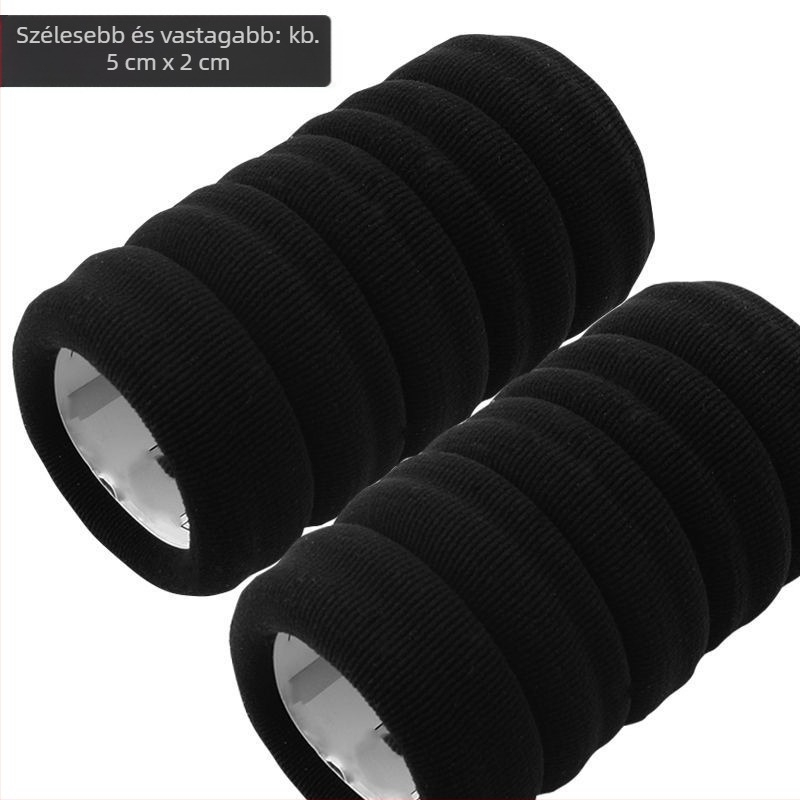 Magas konty hajgumi — varrat nélküli, magas rugalmasság, poliészter, márka Unique Item, 2025 tavasz, stílus: rajzfilm, friss és édes